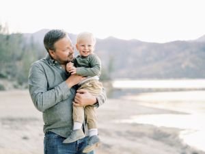 Dr. Shaun Burlingame and his son